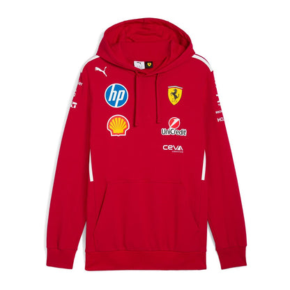 Scuderia Ferrari Kids Team Hoodie Dark Cherry 2025-RP Teamwear