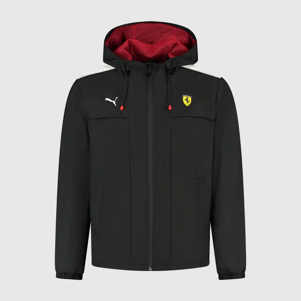 Scuderia Ferrari Rain Jacket Black 2025-Fanwear