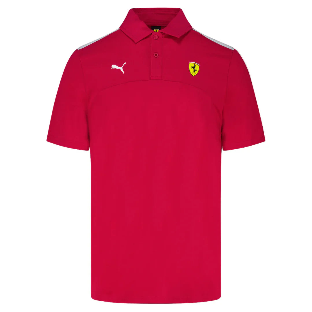 Scuderia Ferrari Men's Polo Red 2025-Fanwear