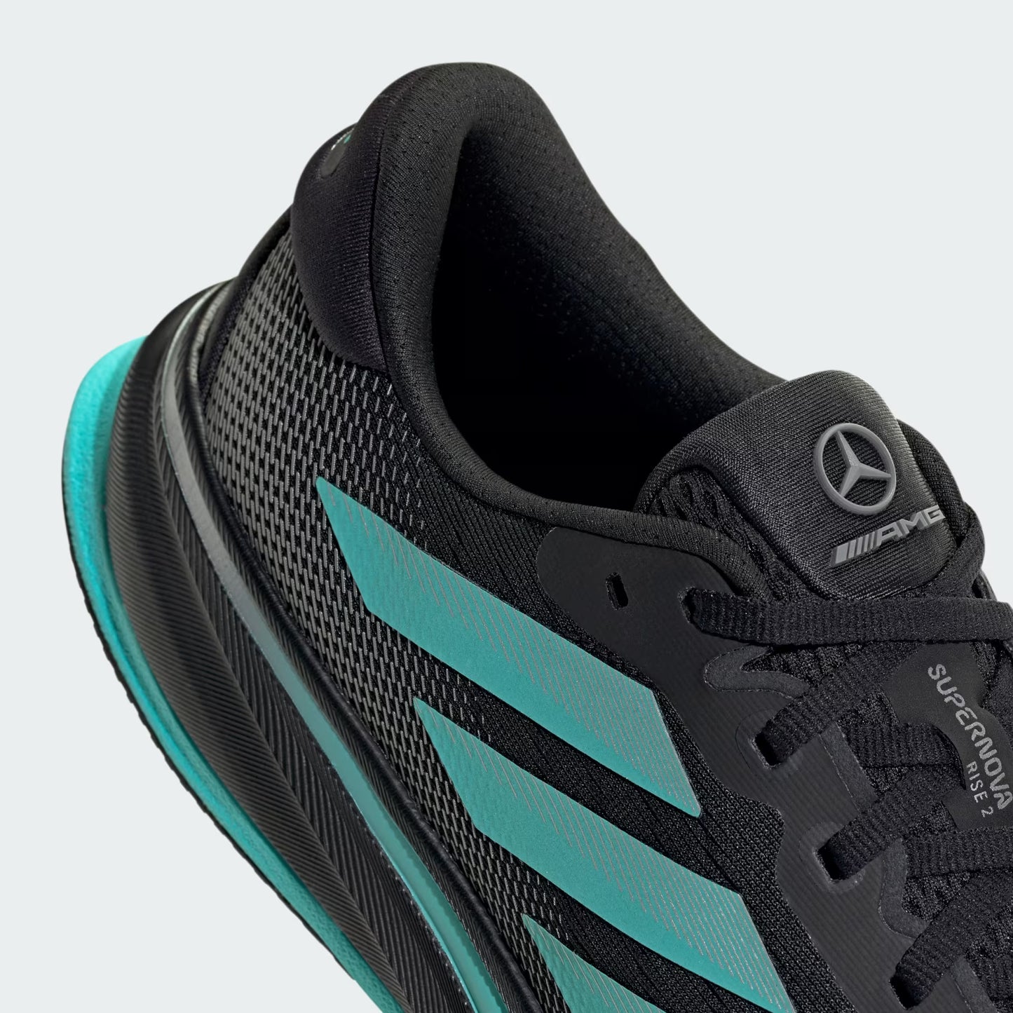 Mercedes Men's Rise Supernova Shoes Black Blue 2025-Fanwear
