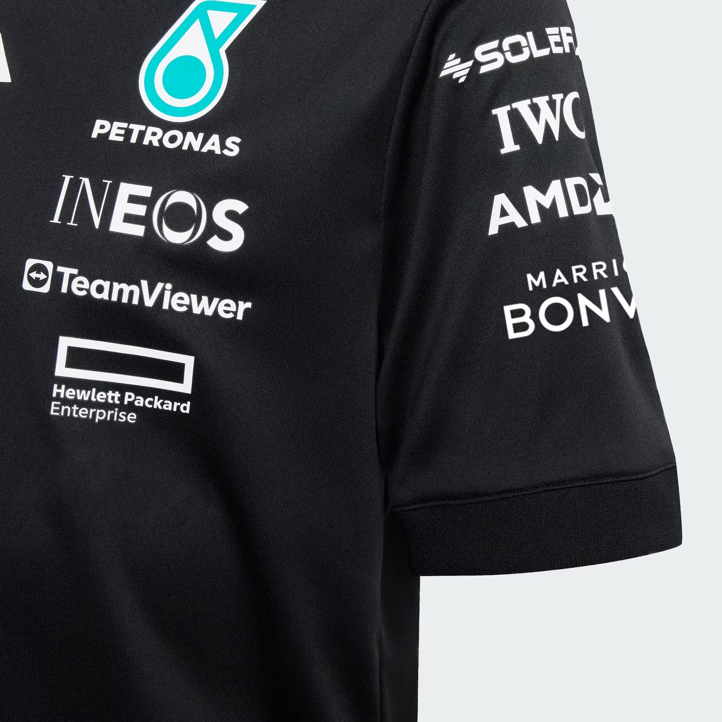 Mercedes Men's Team Driver Jersey Black 2025-RP Teamwear
