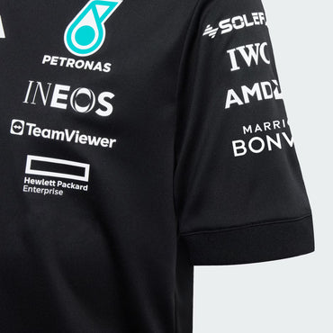 Mercedes Men's Team Driver Jersey Black 2025-RP Teamwear