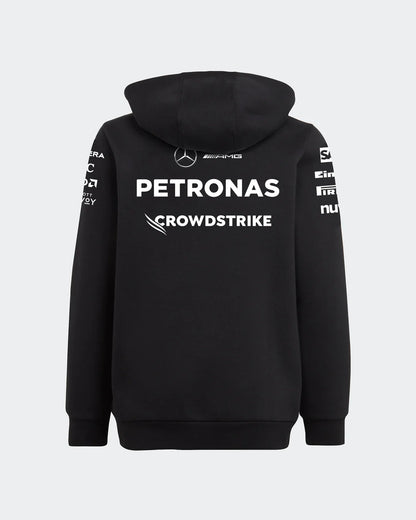 Mercedes Men's Team Hoodie Black 2025-RP Teamwear