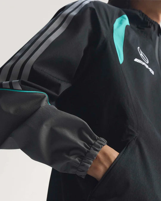 Mercedes-AMG Petronas Formula 1 Team Men's Rain Jacket Black 2026 - RP Teamwear