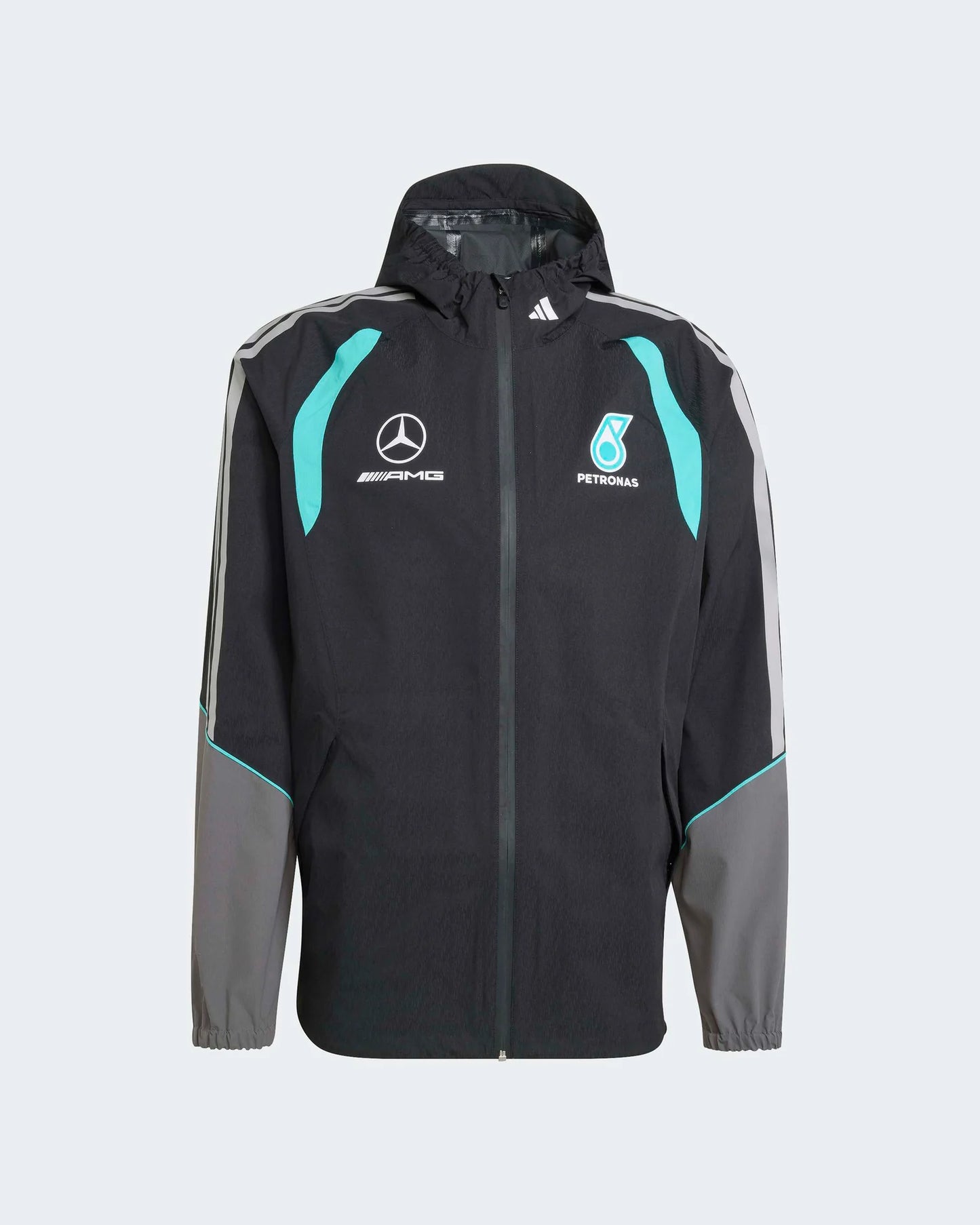 Mercedes-AMG Petronas Formula 1 Team Men's Rain Jacket Black 2026 - RP Teamwear