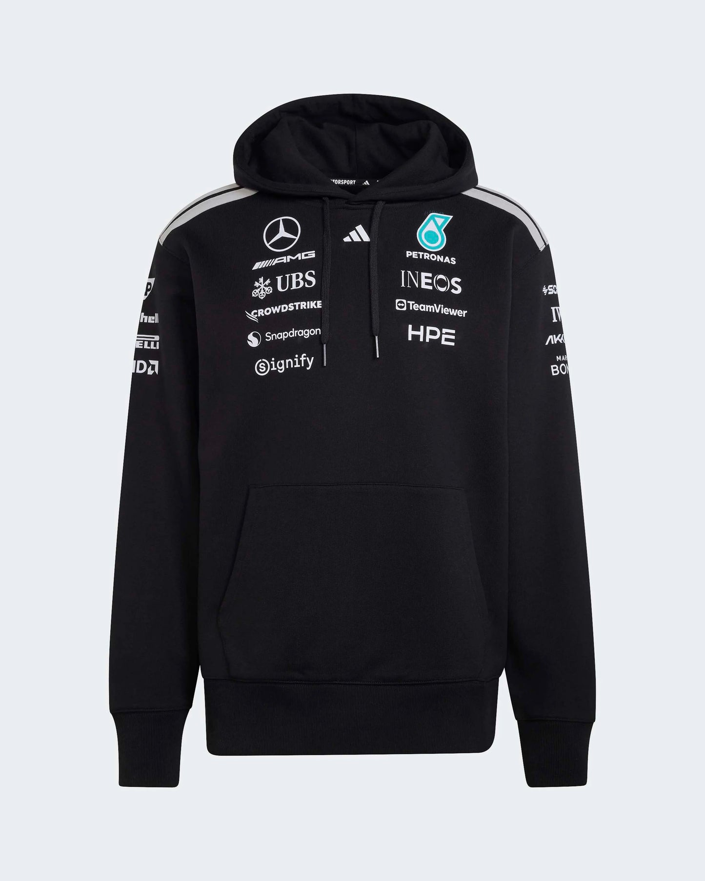 Mercedes-AMG Petronas Formula 1 Team Men's Driver Hoodie Jacket Black 2026 - Fanwear