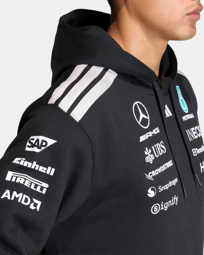 Mercedes-AMG Petronas Formula 1 Team Men's Driver Hoodie Jacket Black 2026 - Fanwear