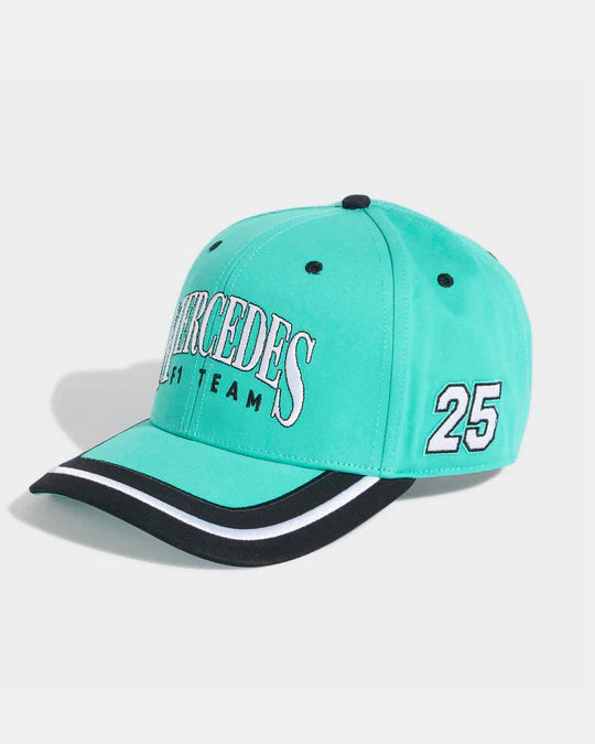 Mercedes F1 Team Las Vegas Snapback Cap Teal 2025 - Fanwear