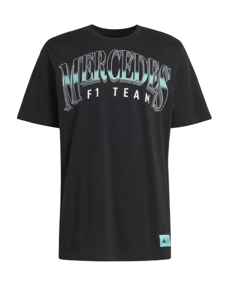 Mercedes Men's Vegas Visor Graphic T-Shirt Black 2025-Fanwear