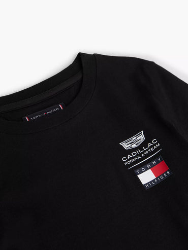 Cadillac F1 Team x Tommy Hilfiger Kids T-shirt Black 2026 - RP Teamwear