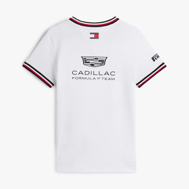 Cadillac F1 Team x Tommy Hilfiger Men's Logo T-Shirt Bright White 2026 - Fanwear