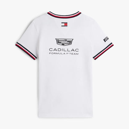 Cadillac F1 Team x Tommy Hilfiger Men's Logo T-Shirt Bright White 2026 - Fanwear