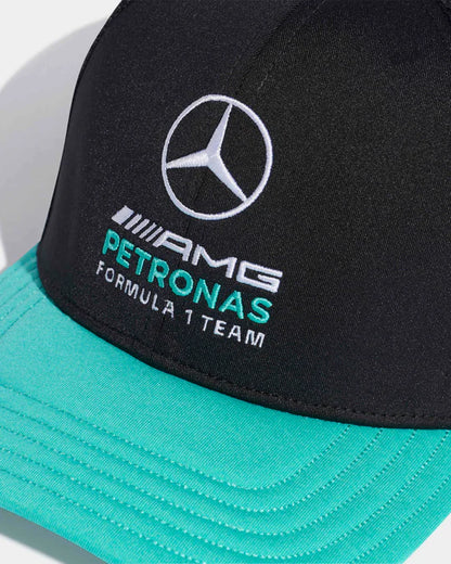 Mercedes-AMG Petronas Formula 1 Team Trucker Cap Black/Teal 2026 - Fanwear