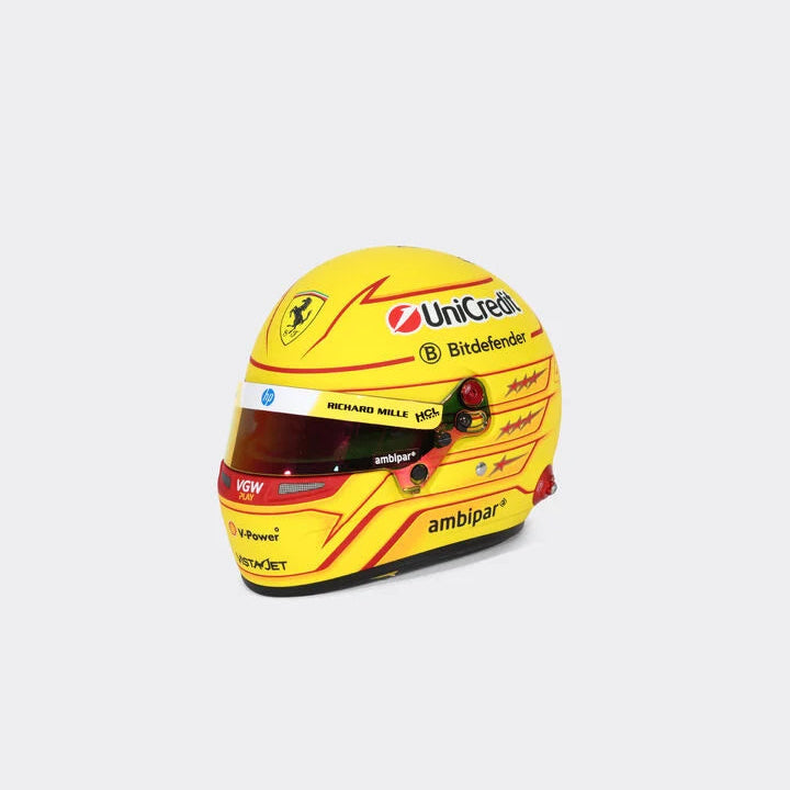 Scuderia Ferrari Lewis Hamilton 1:2 Scale Mini Helmet 2025 - Fanwear