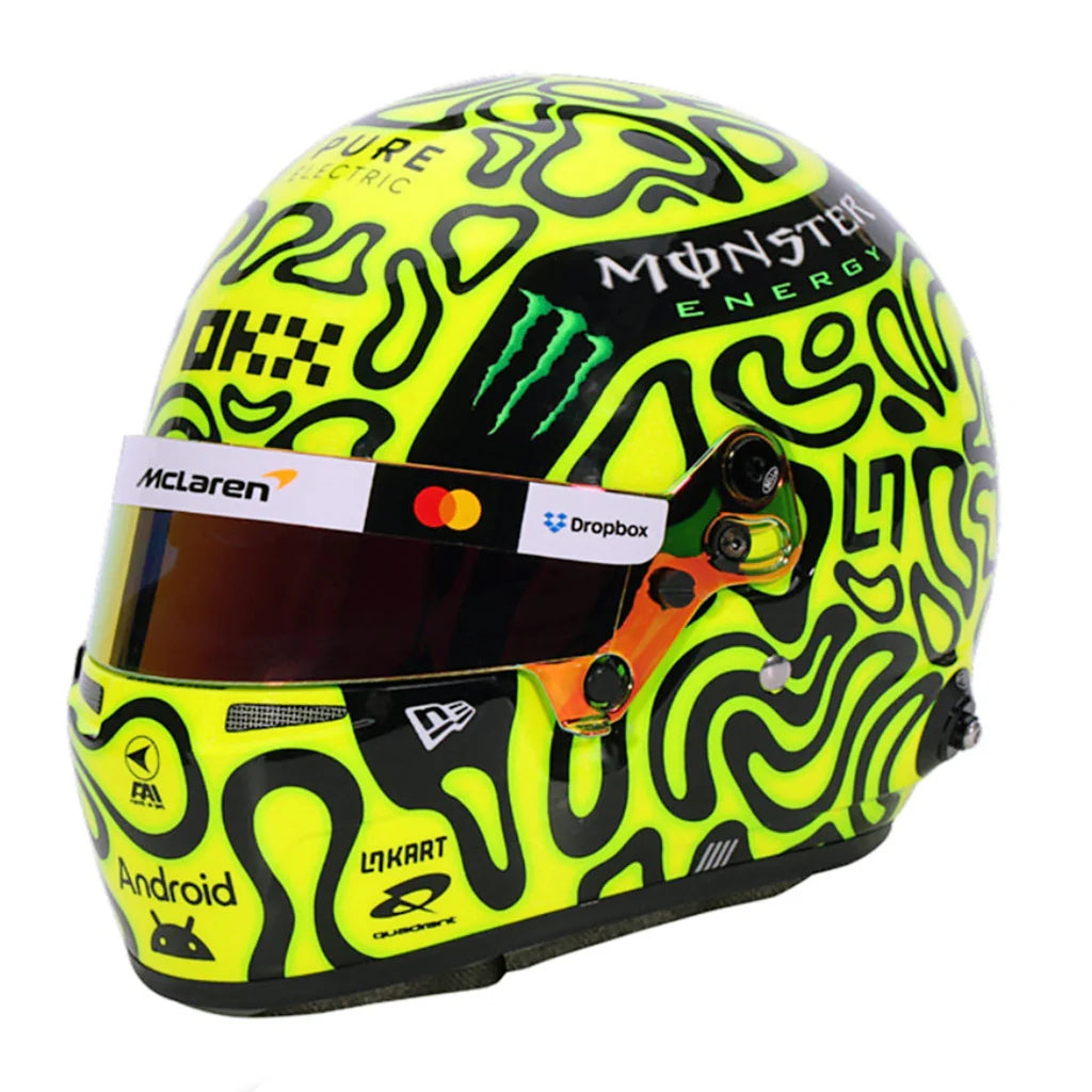McLaren Lando Norris 1:2 Scale Mini Helmet 2025 - Fanwear
