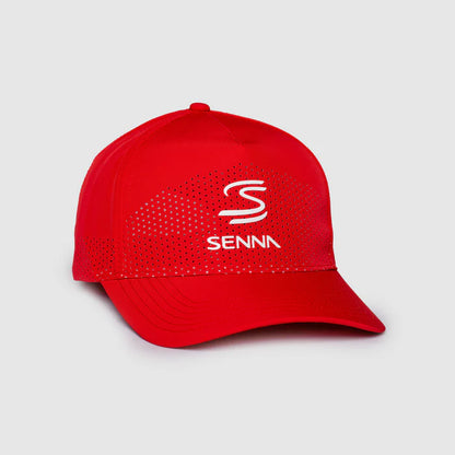 Ayrton Senna Leisure Cap Red - Fanwear