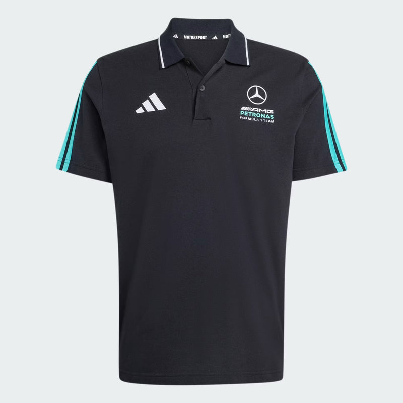 Mercedes-AMG Petronas Formula 1 Team Men's DNA Polo Shirt Black 2026 - Fanwear