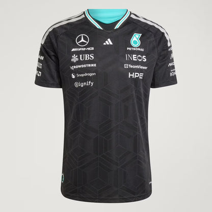 Mercedes-AMG Petronas Formula 1 Team Men's Driver Jersey Authentic Black 2026 - RP Teamwear