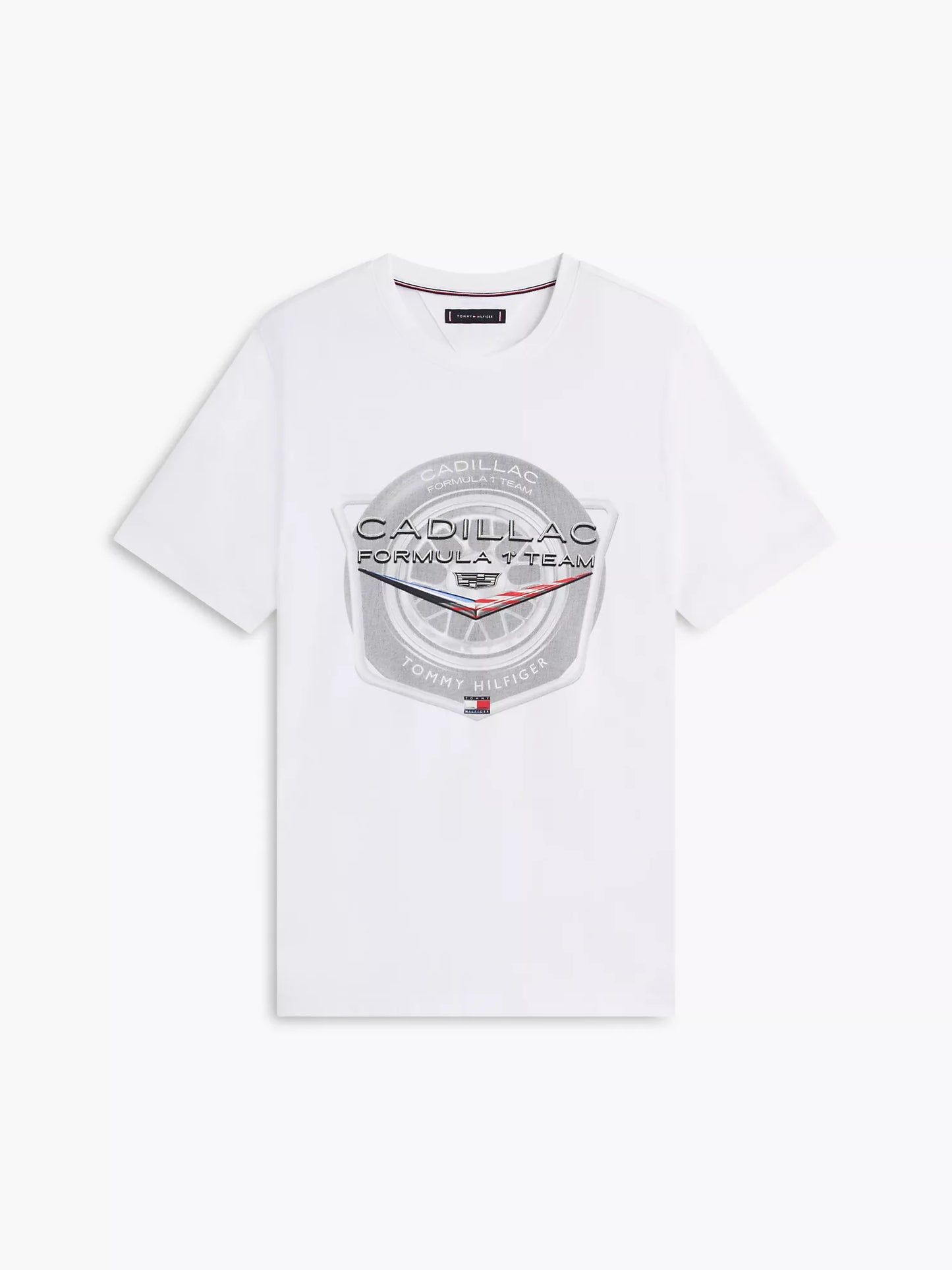 Cadillac F1 Team x Tommy Hilfiger Men's Tyre Graphic T-shirt Black 2026 - Fanwear
