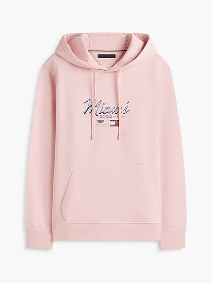 Cadillac F1 Team x Tommy Hilfiger Men's Miami Graphic Hoodie Team Pink 2026 - RP Teamwear