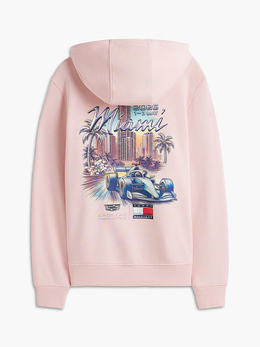Cadillac F1 Team x Tommy Hilfiger Men's Miami Graphic Hoodie Team Pink 2026 - RP Teamwear