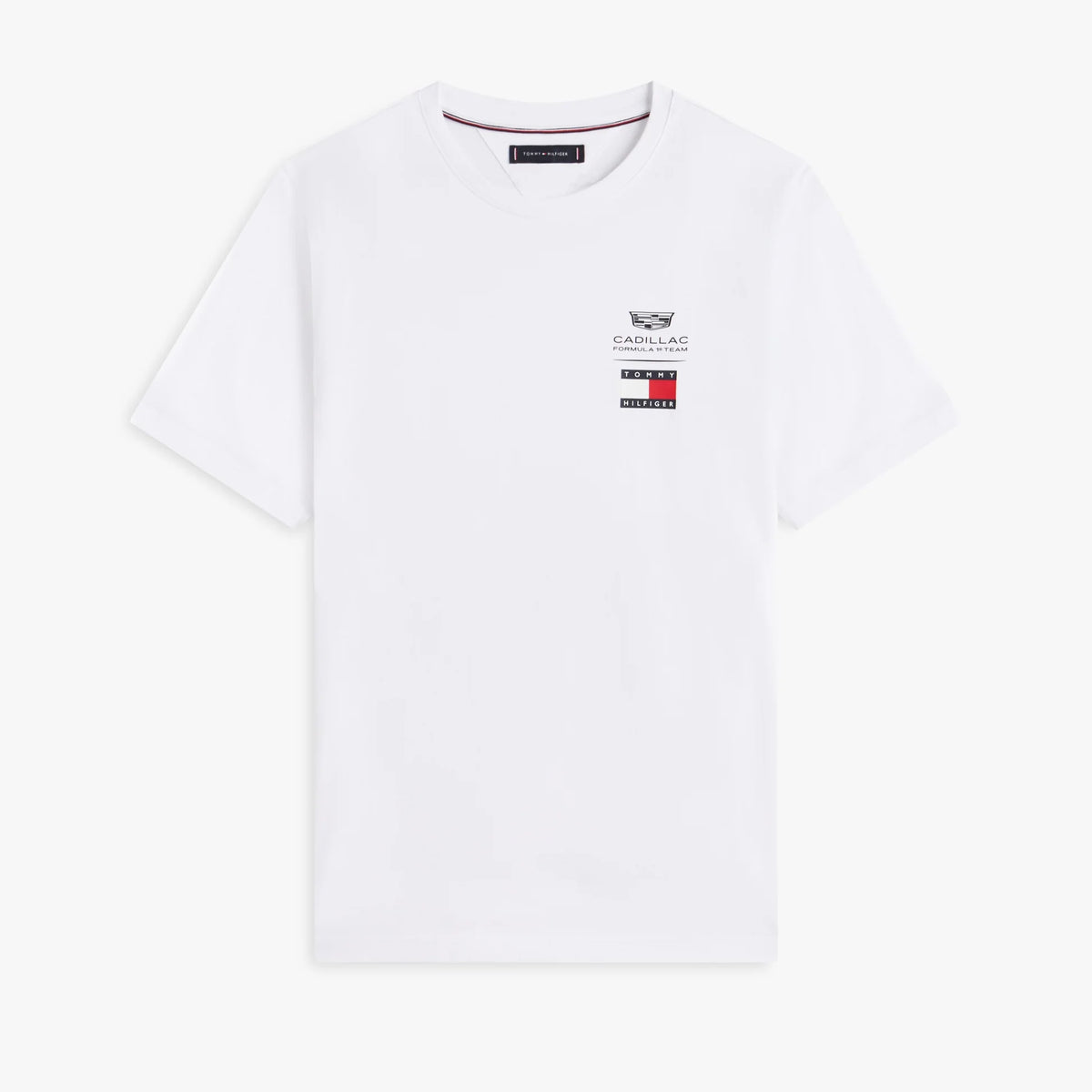 Cadillac F1 Team x Tommy Hilfiger Men's Logo T-Shirt Bright White 2026 - Fanwear