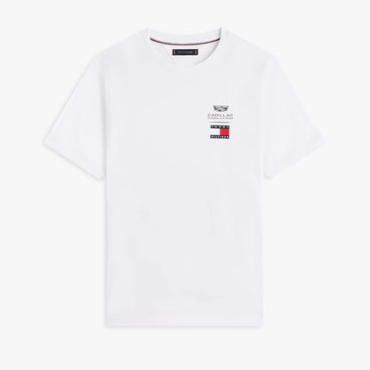 Cadillac F1 Team x Tommy Hilfiger Men's Logo T-Shirt Bright White 2026 - Fanwear