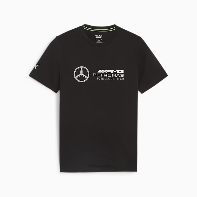Mercedes-AMG Petronas Formula 1 Team Men's Large Logo T-Shirt Black 2024-Fanwear