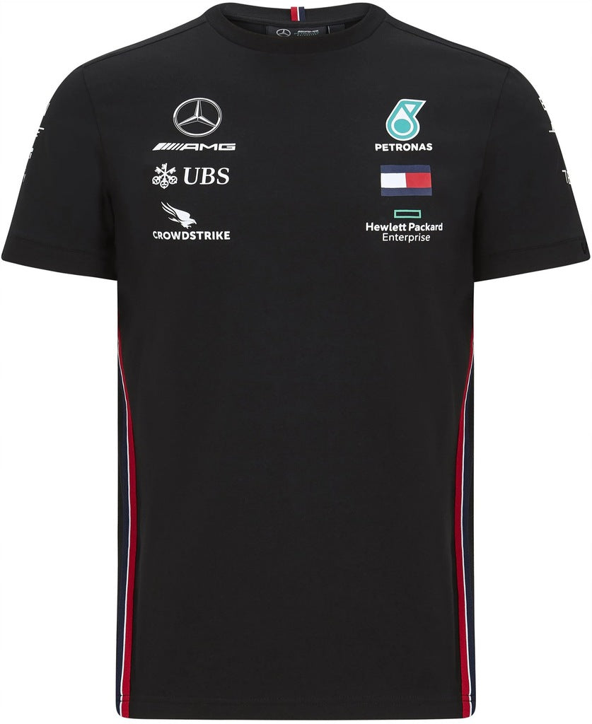 Mercedes-AMG Petronas Motorsport Men's Driver T-Shirt 2020 Black-RP Teamwear