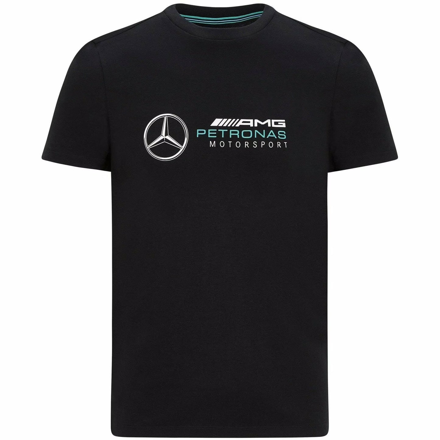 Mercedes-AMG Petronas Motorsport Kids Large Logo T-Shirt 20 18 17 Black-Fanwear