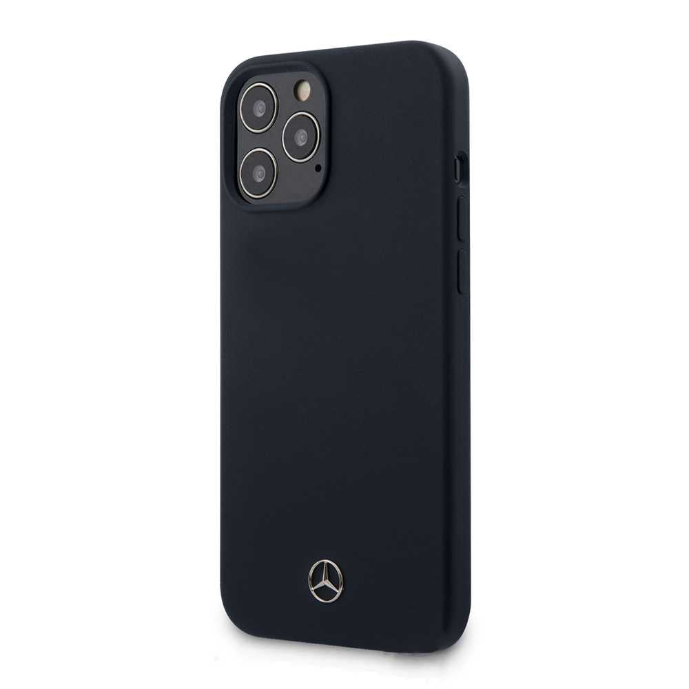 Mercedes iPhone 12 Pro Max Silicone Case - Navy