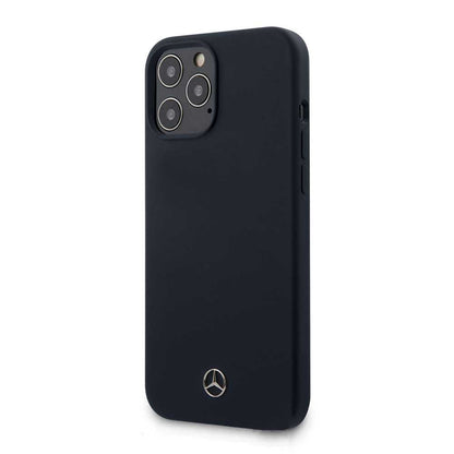 Mercedes iPhone 12 Pro Max Silicone Case - Navy