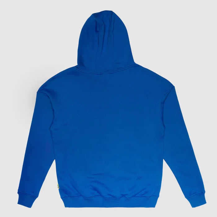 Ayrton Senna Nacionla Pullover Hoodie Blue - Fanwear
