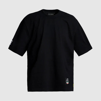 Ayrton Senna Tag Heuer Oversized Helmet T-Shirt Black 2025-Fanwear