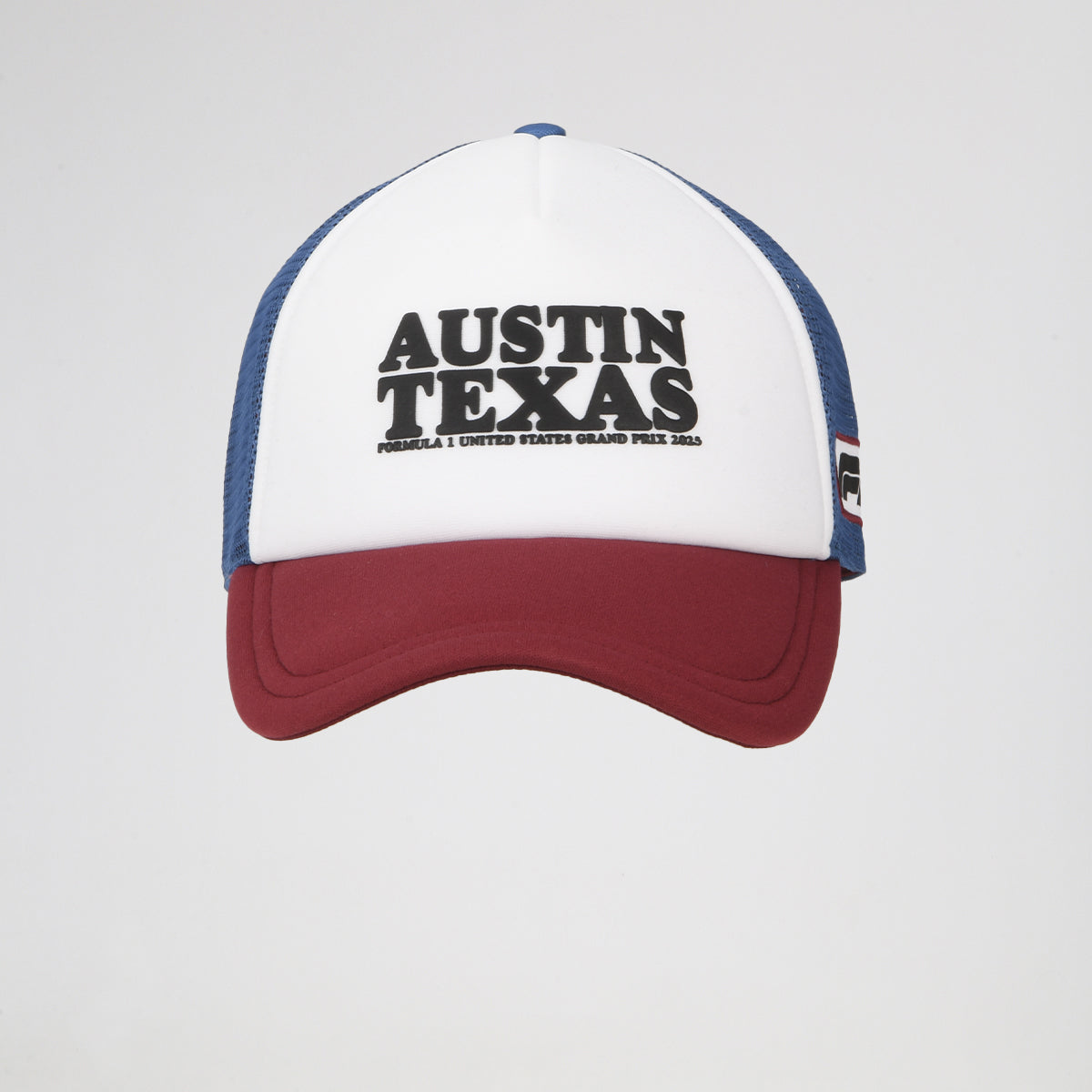 F1 Special Edition Austin Trucker Cap White Blue 2025-Fanwear