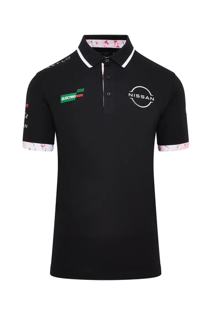 Nissan Formula E Men's Polo Black 2025-RP Teamwear