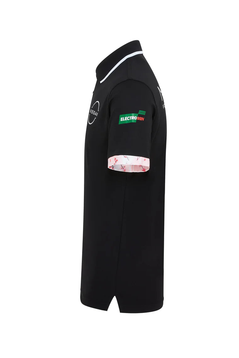 Nissan Formula E Men's Polo Black 2025-RP Teamwear
