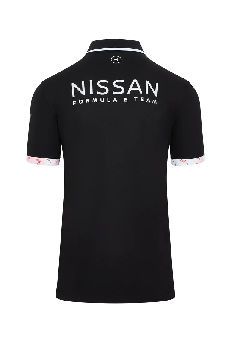 Nissan Formula E Men's Polo Black 2025-RP Teamwear