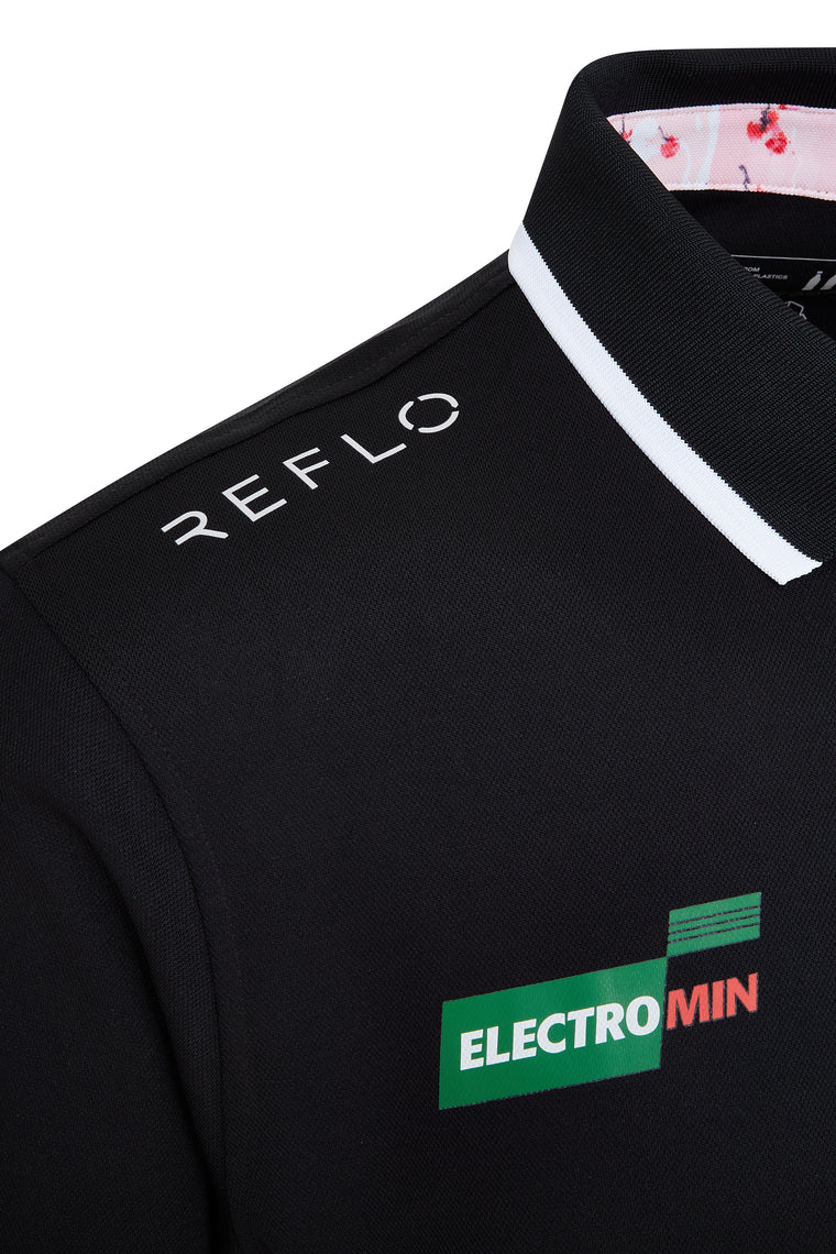 Nissan Formula E Men's Polo Black 2025-RP Teamwear