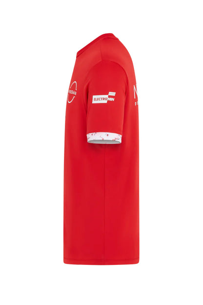 Nissan Formula E Men's T-shirt Red 2025- RP Teamwear