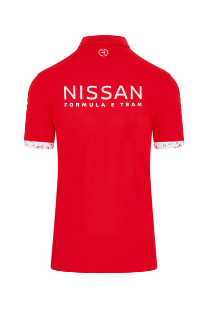 Nissan Formula E Men's Polo Red 2025-RP Teamwear