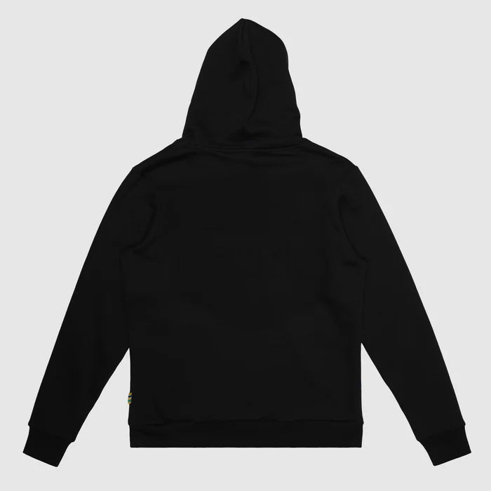 Ayrton Senna Relaxed Fit Logo Hoodie Black - Fanwear