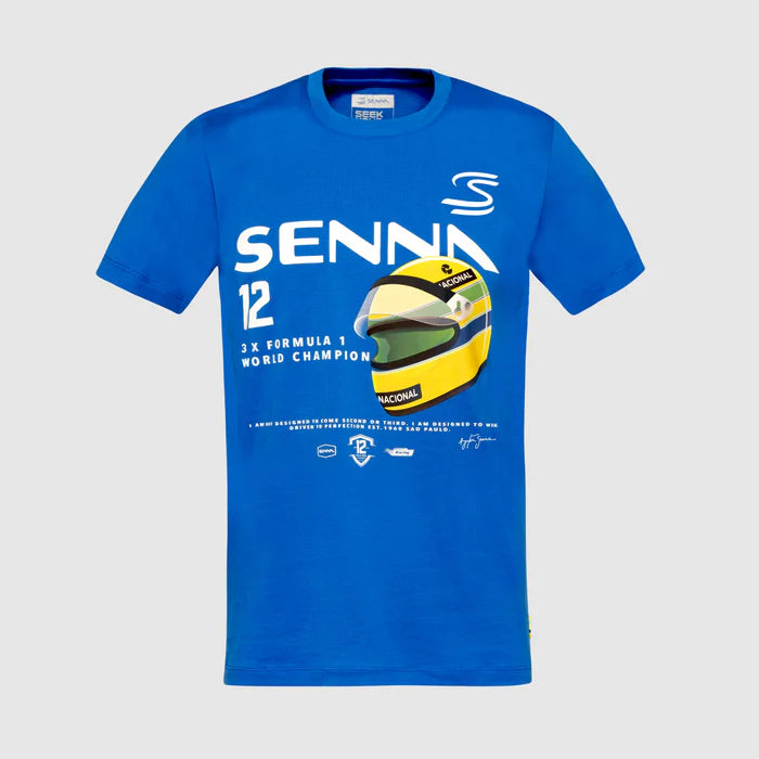 Ayrton Senna Men's Legacy T-Shirt Blue 2026 - Fanwear