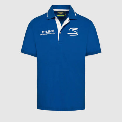 Ayrton Senna Men's 1960 Cotton Polo Blue 2025-Fanwear