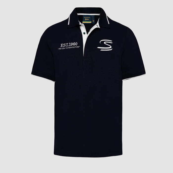 Ayrton Senna Men's 1960 Cotton Polo Navy 2025-Fanwear