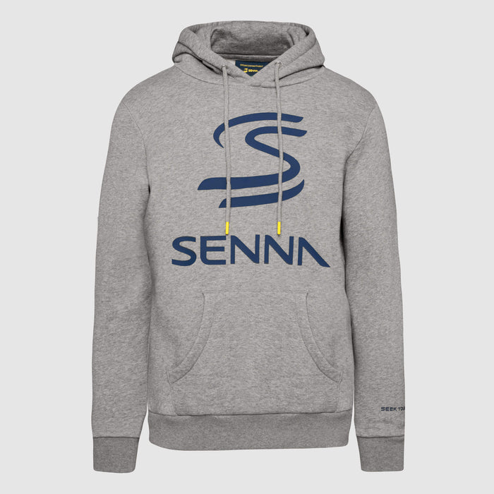 Ayrton Senna Men's Legacy Hoodie Grey 2025