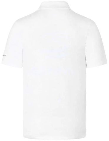 Ayrton Senna Men's Logo Polo Bright White 2024-Fanwear
