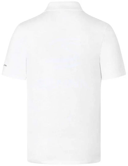 Ayrton Senna Men's Logo Polo Bright White 2024-Fanwear