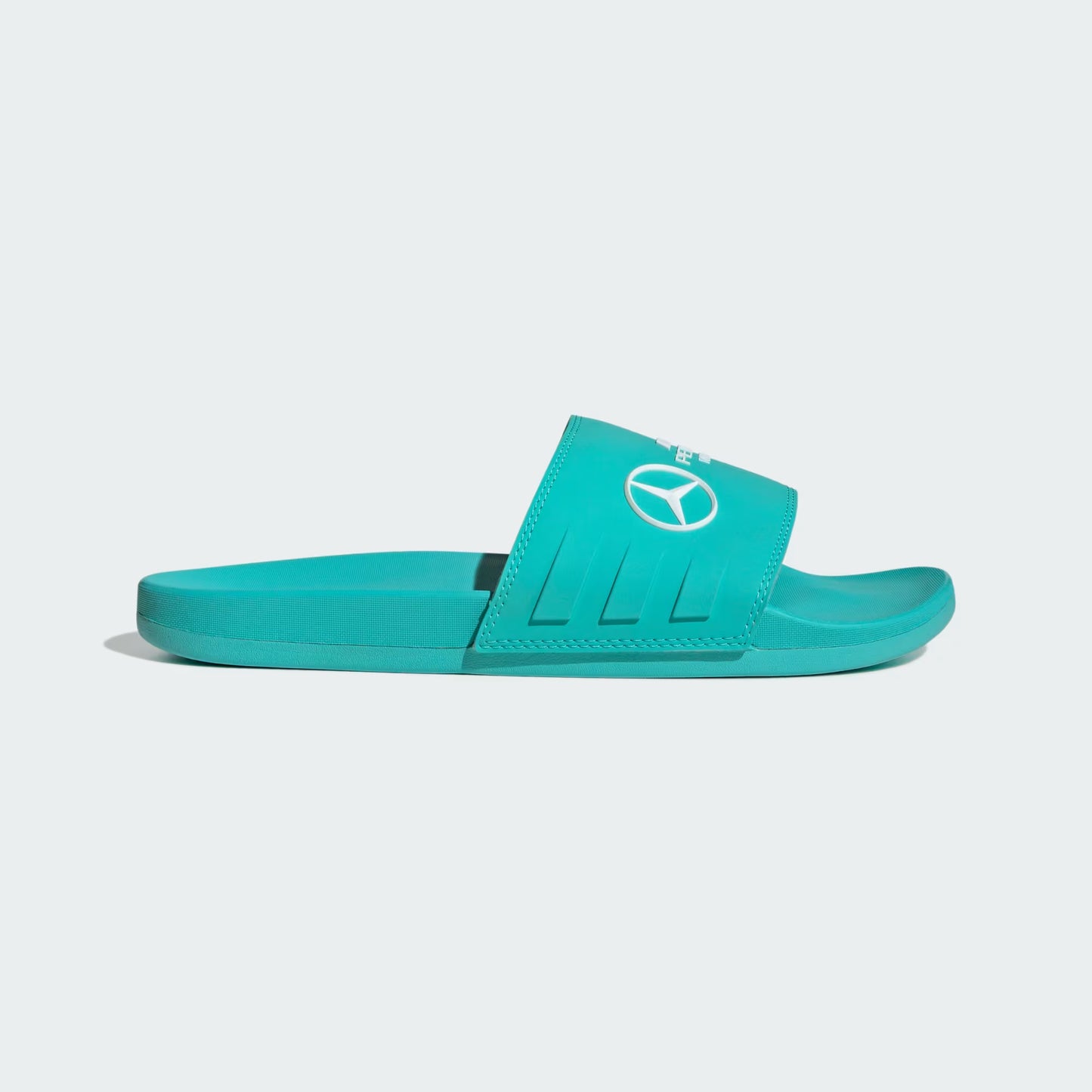 Mercedes Men's Adilette Comfort Slides Teal 2025-Fanwear