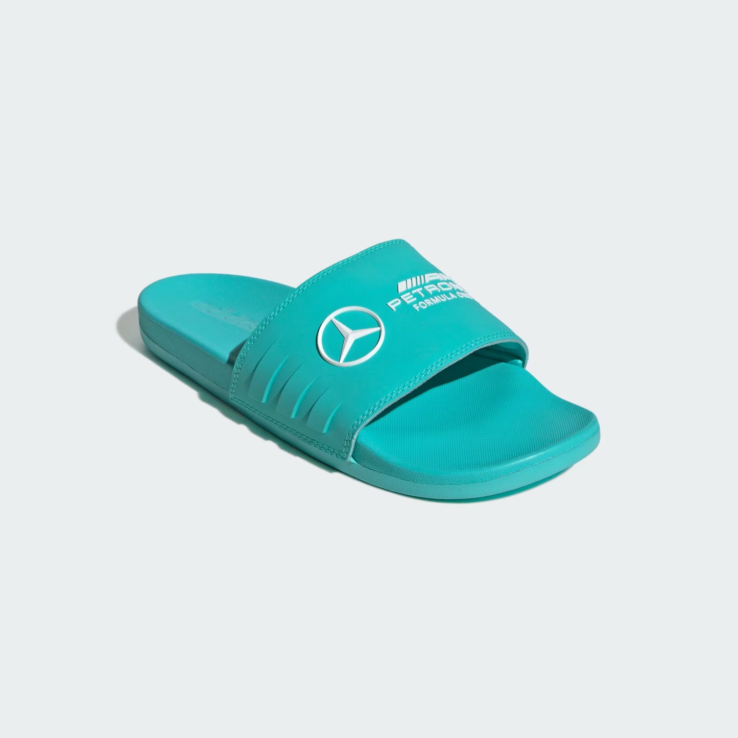 Mercedes Men's Adilette Comfort Slides Teal 2025-Fanwear